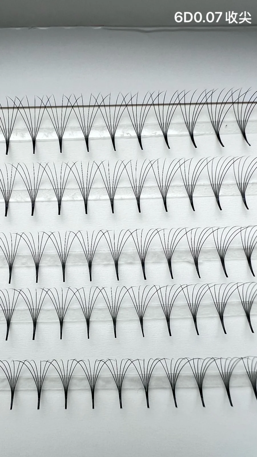 Jinyanhua Pointed Premade Fans 6D