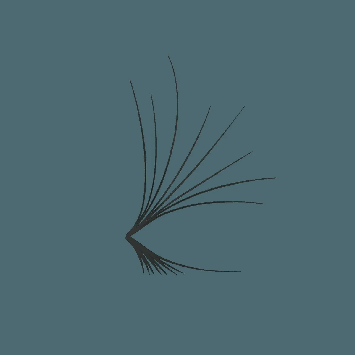 Camellia 10D Loose ProMade Fans - 0.03 (FINAL SALE)