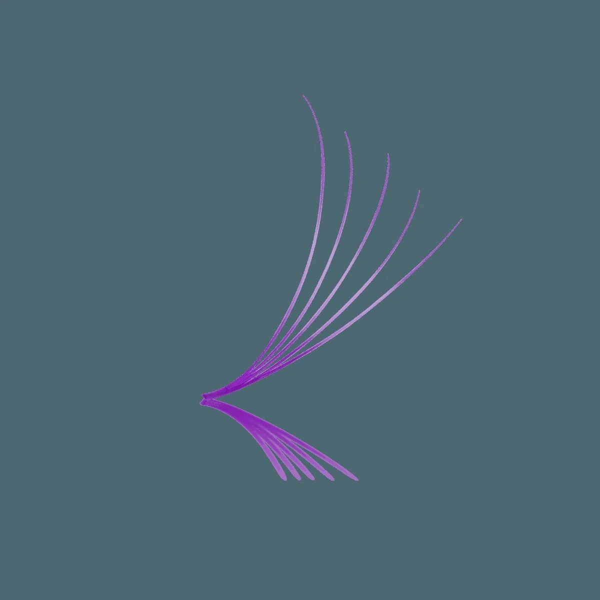 Purple 5D ProMade Loose Fans - 0.07 - 475-530 Fans (FINAL SALE)